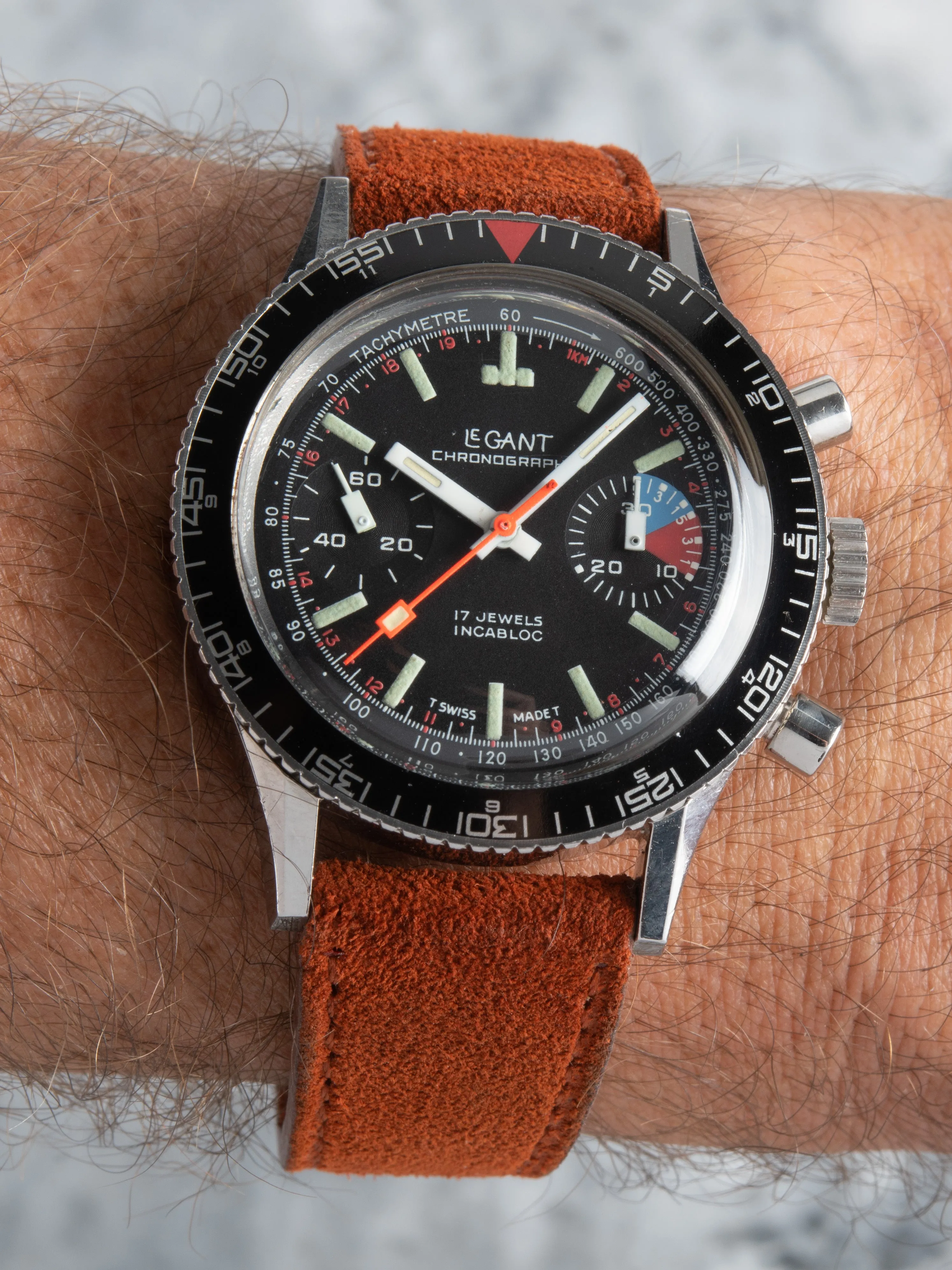 1970s LeGant Chronograph (Ref. 14305/1) Valjoux Cal. 7733