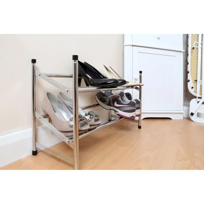 2 Tier Extendable Shoe Rack