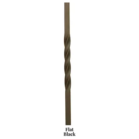 2TW44 | Double Twist Iron Baluster | 2551 - 1/2"