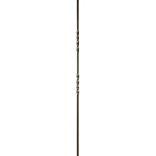 2TW44 | Double Twist Iron Baluster | 2551 - 1/2"