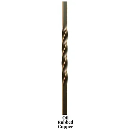 2TW44 | Double Twist Iron Baluster | 2551 - 1/2"