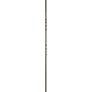 2TW44 | Double Twist Iron Baluster | 2551 - 1/2"