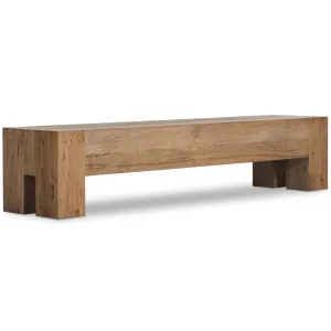 Abaso Large Bench, Rustic Wormwood