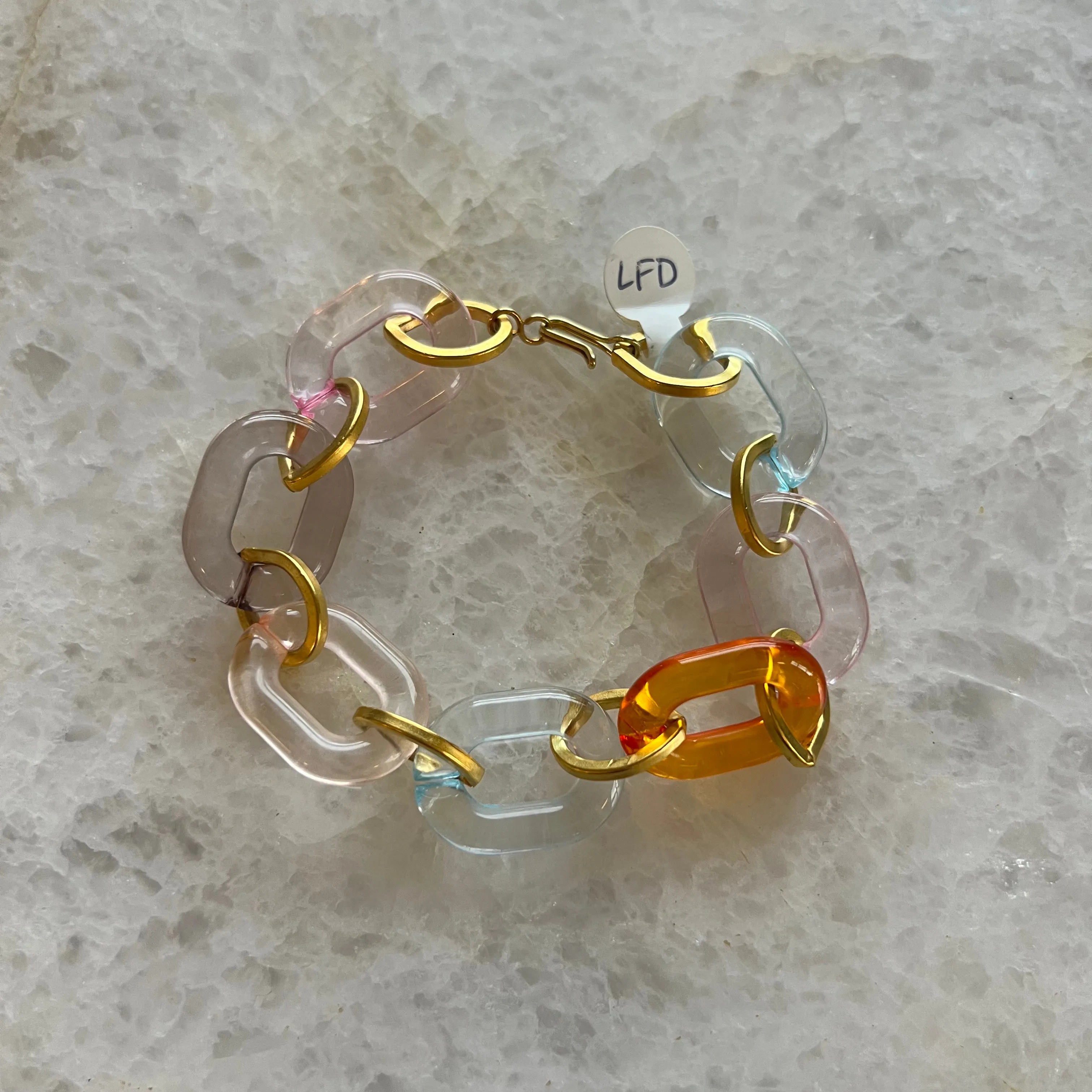 Acrylic Chain Bracelet