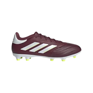 adidas Copa Pure II League Firm Ground Junior Soccer Cleats IE7494 Burgundy/White/Neon Green