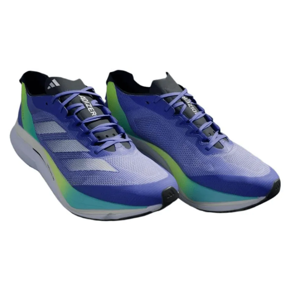 Adidas Men's Boston 12 Running Shoes in Cobalt Blue / Zero Metalic / Lucid Blue AW24