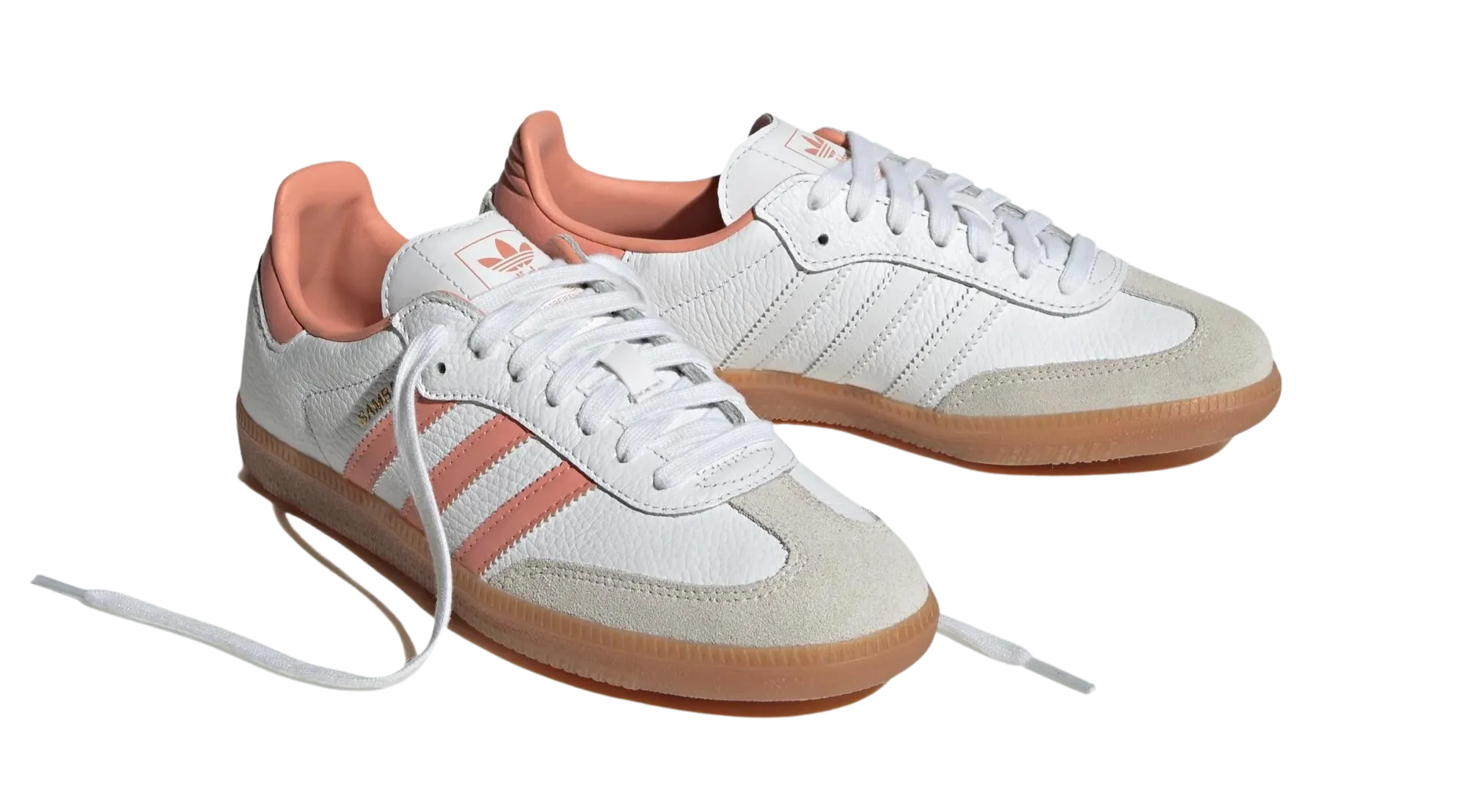 ADIDAS SAMBA OG WHITE WONDER CLAY GUM (WOMEN'S)