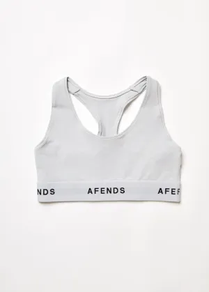 AFENDS Womens Molly - Sports Crop - Smoke