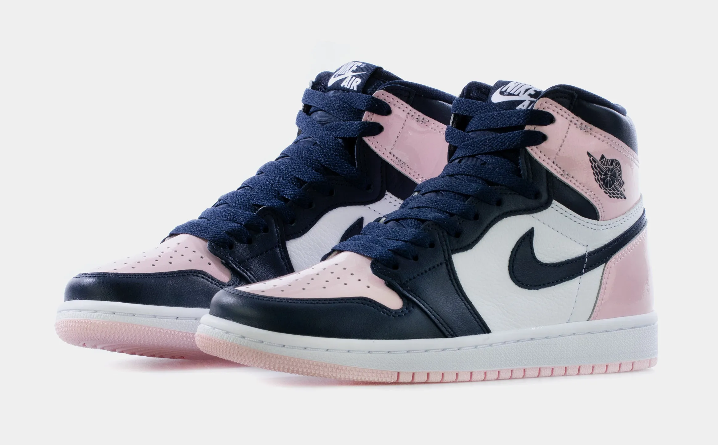 Air Jordan 1 High OG Atmosphere Womens Lifestyle Shoes (Atmosphere/White/Laser Pink/Obsidian) Limit One Per Customer