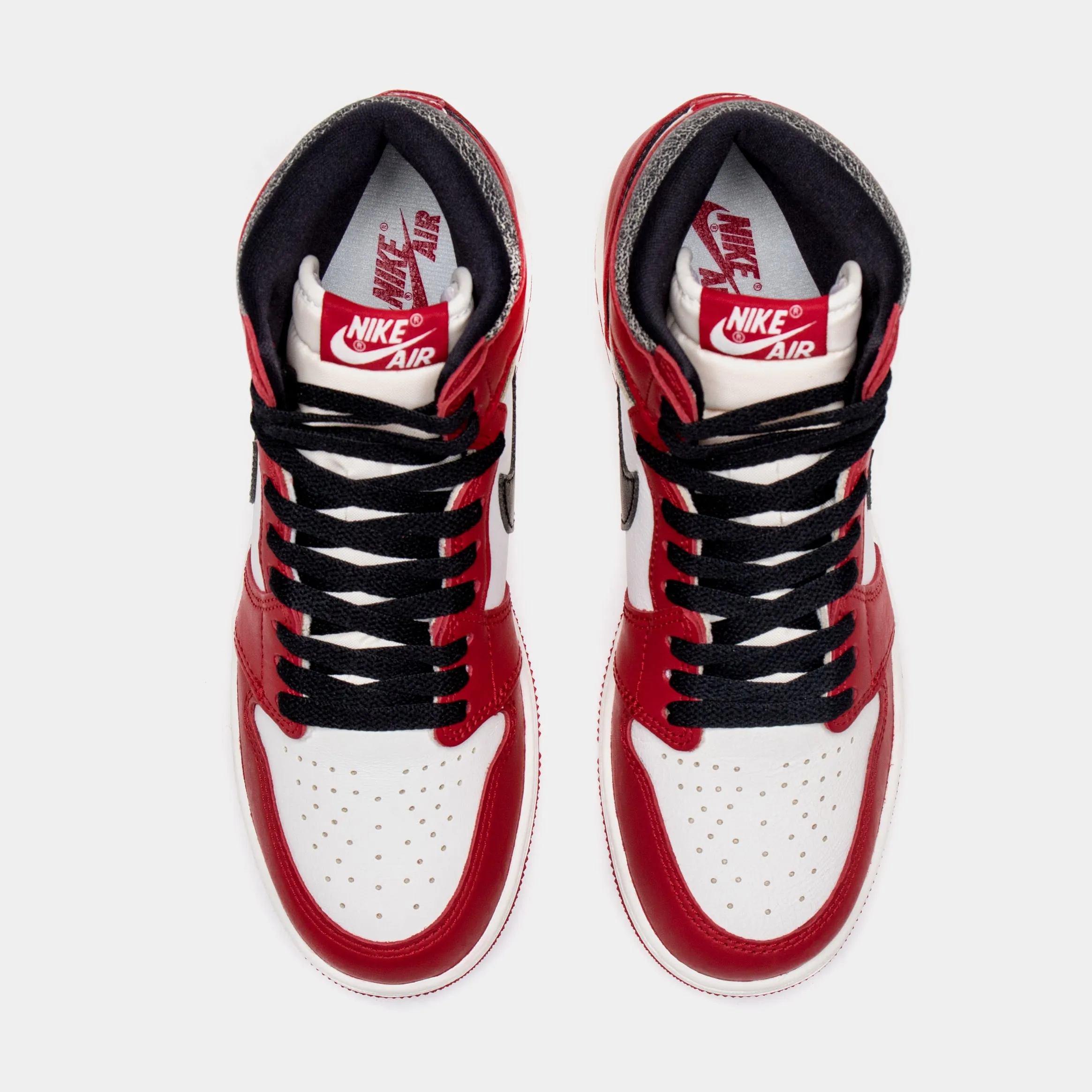 Air Jordan 1 High OG Chicago Lost & Found Grade School Lifestyle Shoes (Red/Black) Limit One Per Customer