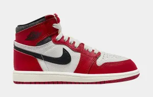 Air Jordan 1 Retro High Chicago Lost & Found Preschool Lifestyle Shoes (Black/Red) Limit One Per Customer