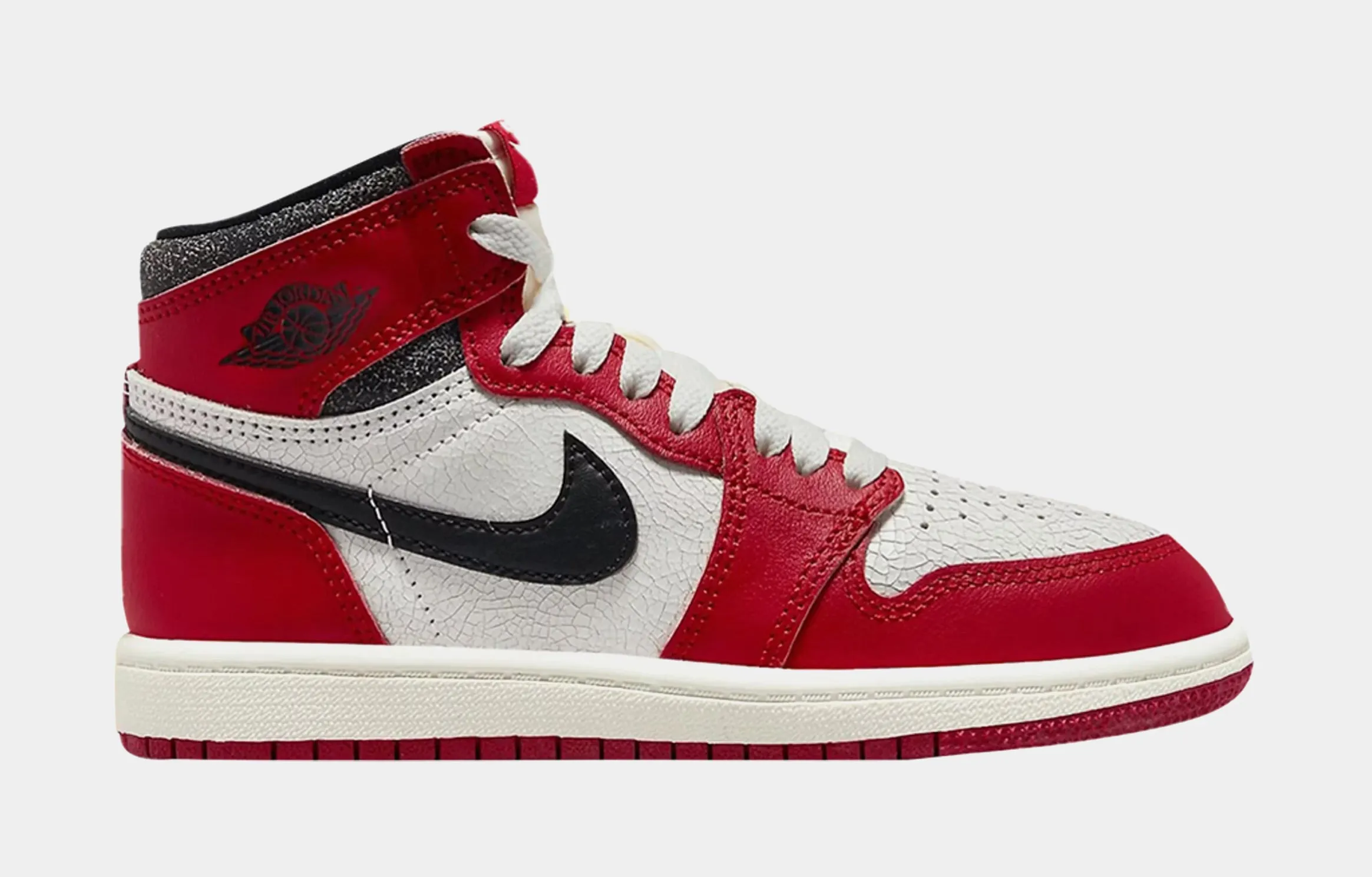 Air Jordan 1 Retro High Chicago Lost & Found Preschool Lifestyle Shoes (Black/Red) Limit One Per Customer