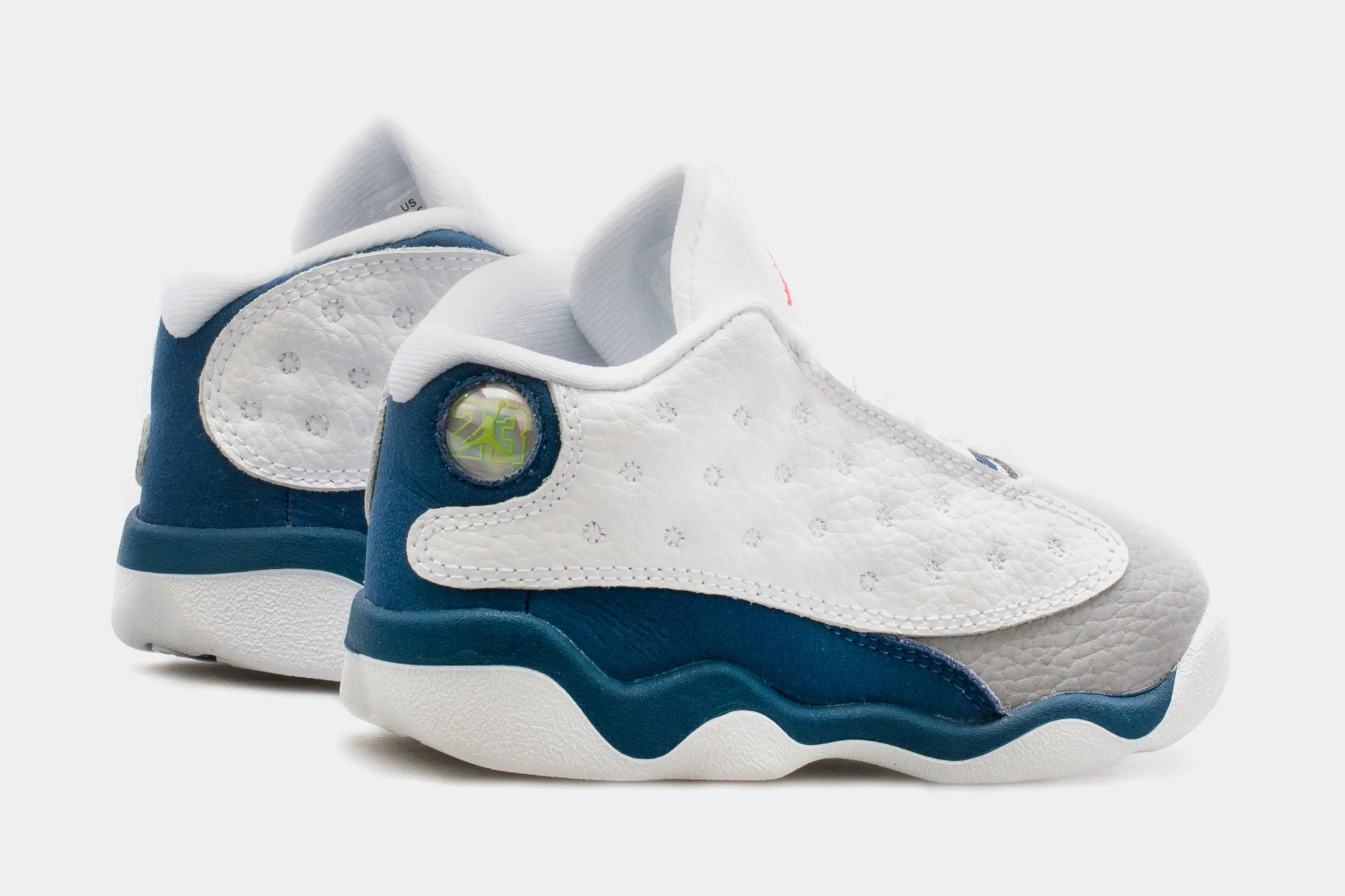 Air Jordan 13 Retro French Blue Infant Toddler Lifestyle Shoes (White/Blue)