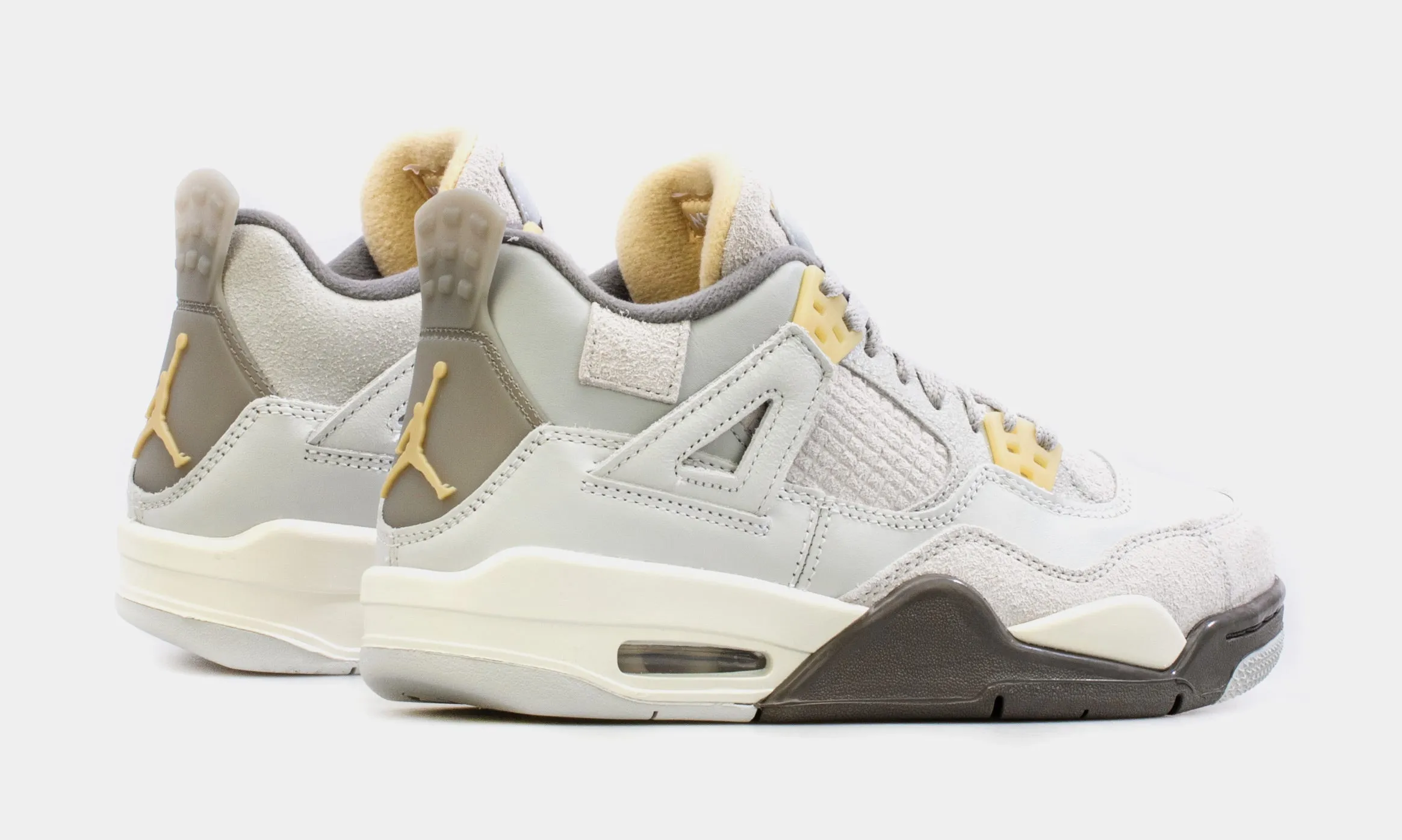 Air Jordan 4 SE Craft Photon Dust Grade School Lifestyle Shoes (Grey)  Limit One Per Customer