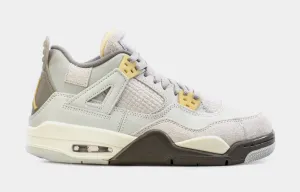 Air Jordan 4 SE Craft Photon Dust Grade School Lifestyle Shoes (Grey)  Limit One Per Customer