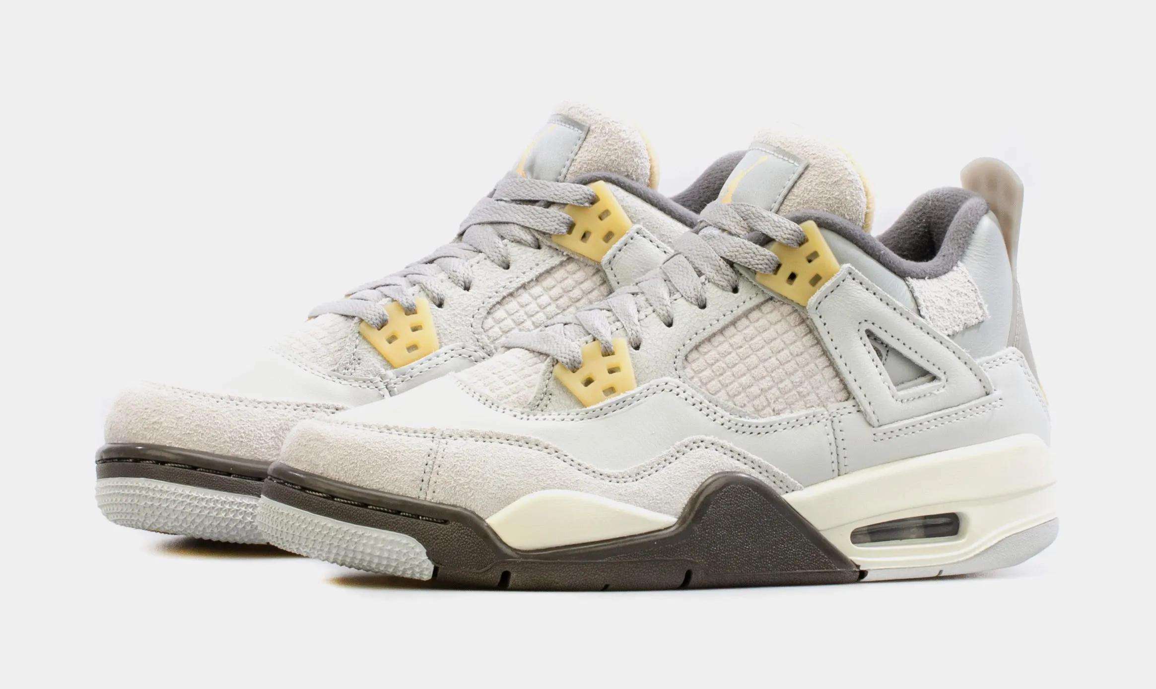 Air Jordan 4 SE Craft Photon Dust Grade School Lifestyle Shoes (Grey)  Limit One Per Customer