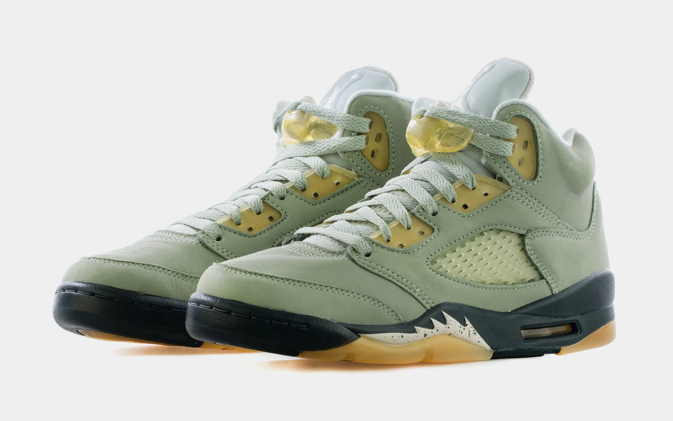 Air Jordan 5 Retro Jade Horizon Grade School Lifestyle Shoes (Jade Green) Free Shipping