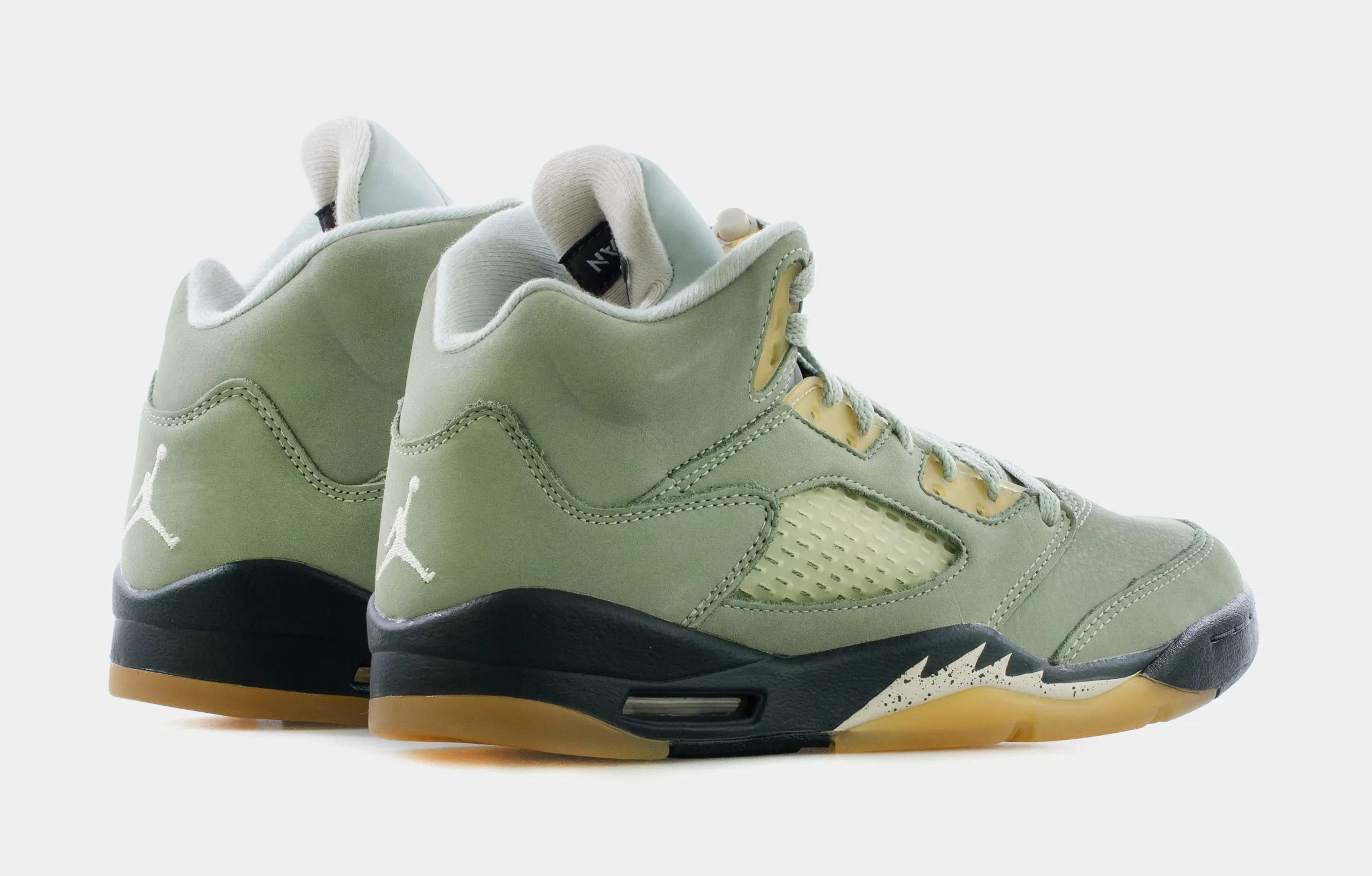 Air Jordan 5 Retro Jade Horizon Grade School Lifestyle Shoes (Jade Green) Free Shipping