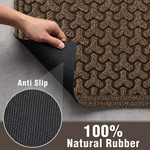 Amagabeli Large Outdoor Door Mats 36" x 24" for Front Door Entrance Outside Doormat BG039