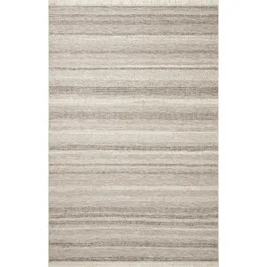 Amber Lewis x Loloi Malibu-02 Ivory/Dove Indoor/Outdoor Rug