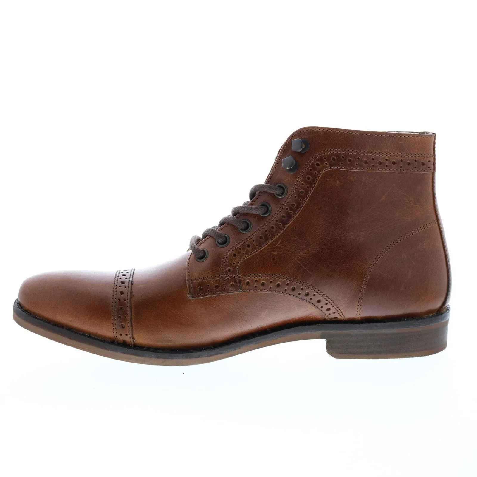 Andrew Marc Clay NYCLAYL-2178 Mens Brown Leather Casual Dress Boots