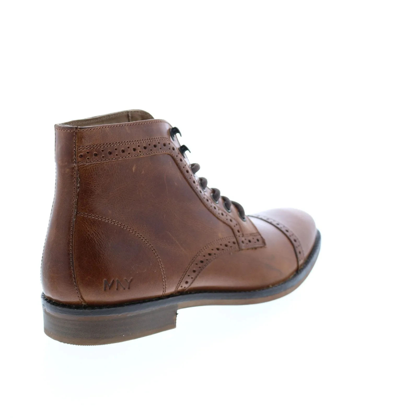 Andrew Marc Clay NYCLAYL-2178 Mens Brown Leather Casual Dress Boots