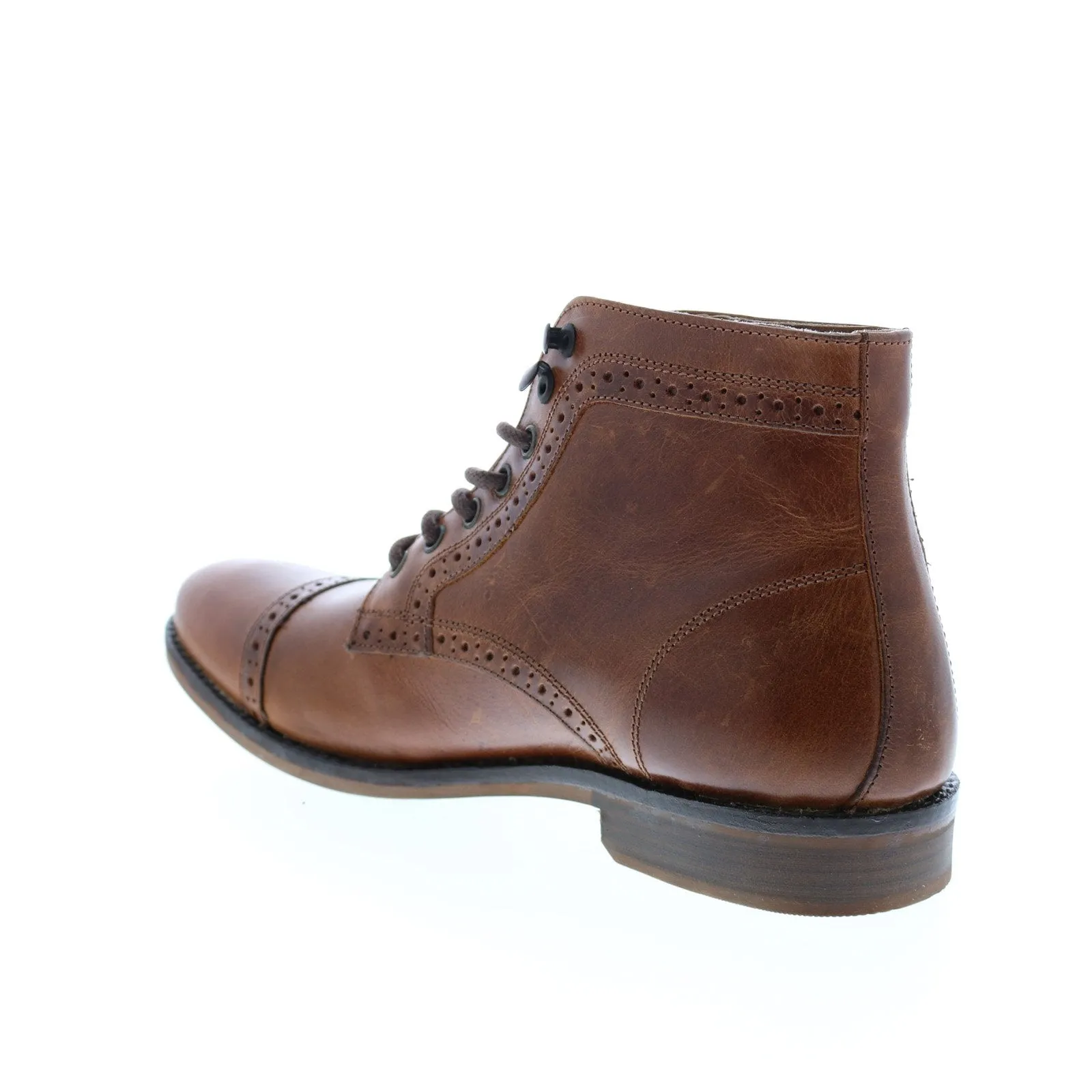 Andrew Marc Clay NYCLAYL-2178 Mens Brown Leather Casual Dress Boots