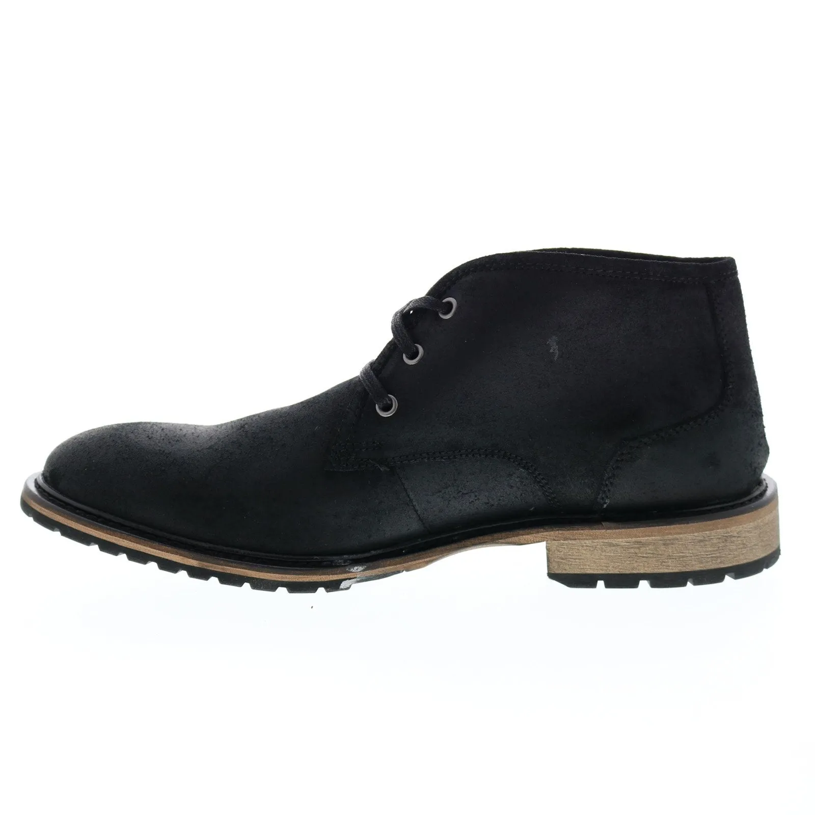 Andrew Marc Woodside AMWOODS-0631 Mens Black Suede Chukkas Boots