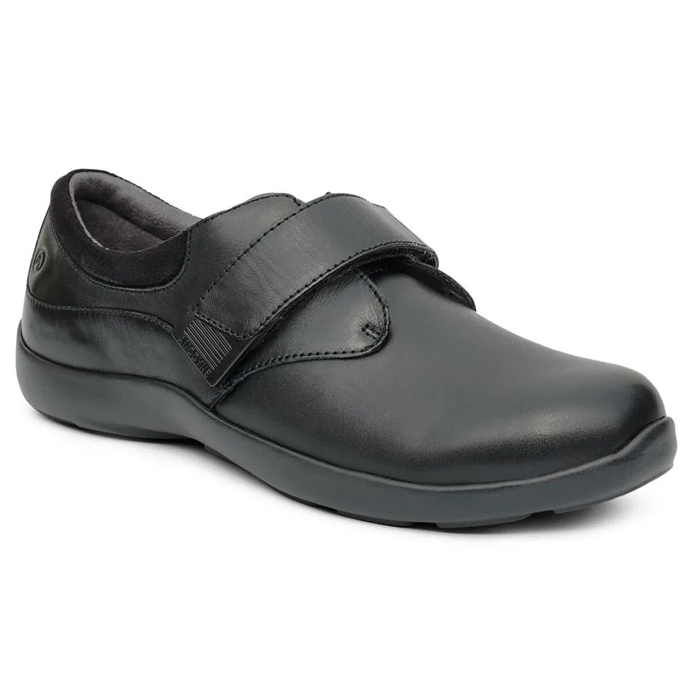 Anodyne No. 63 Women's Casual Comfort Stretch Shoes - Black Stretch