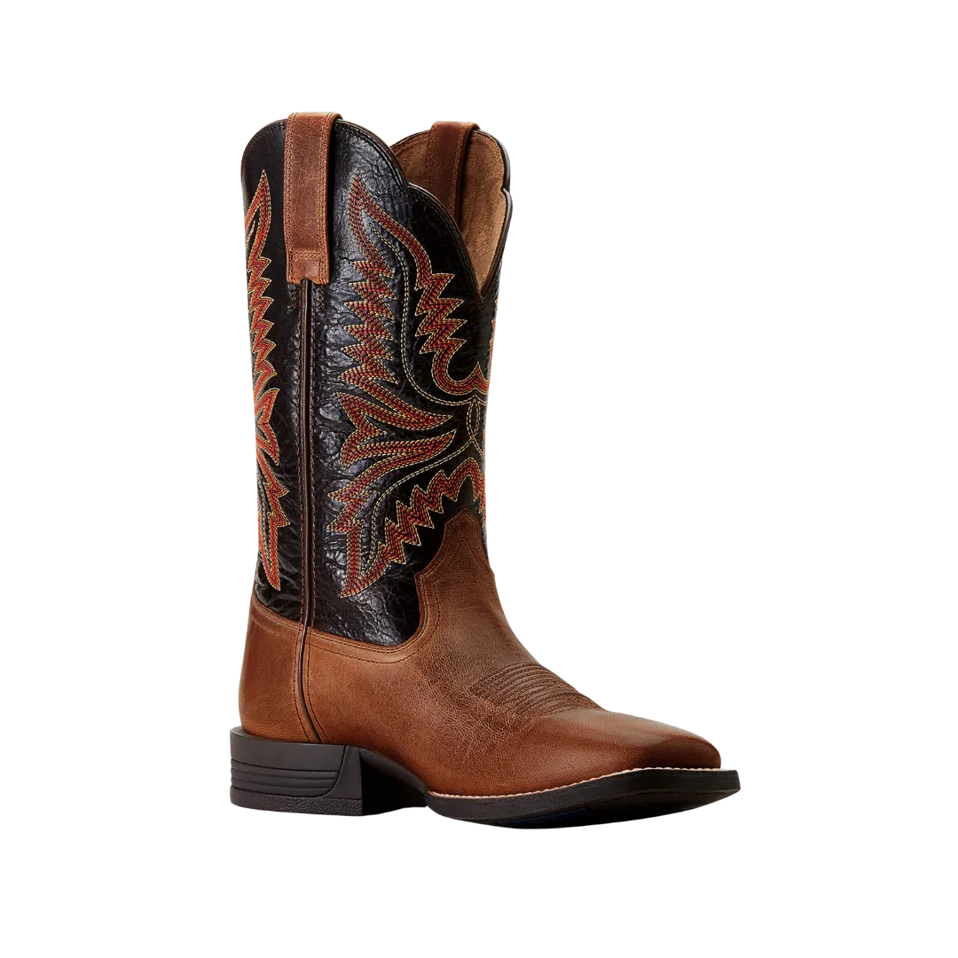 Ariat Men's Brush Creek Cowboy Mesa Than Thunder Brown Boot