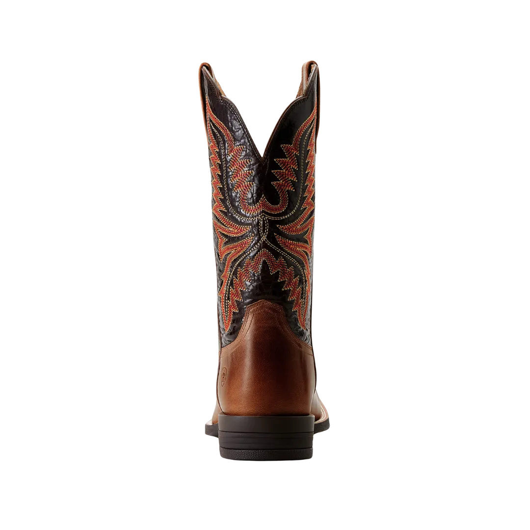 Ariat Men's Brush Creek Cowboy Mesa Than Thunder Brown Boot