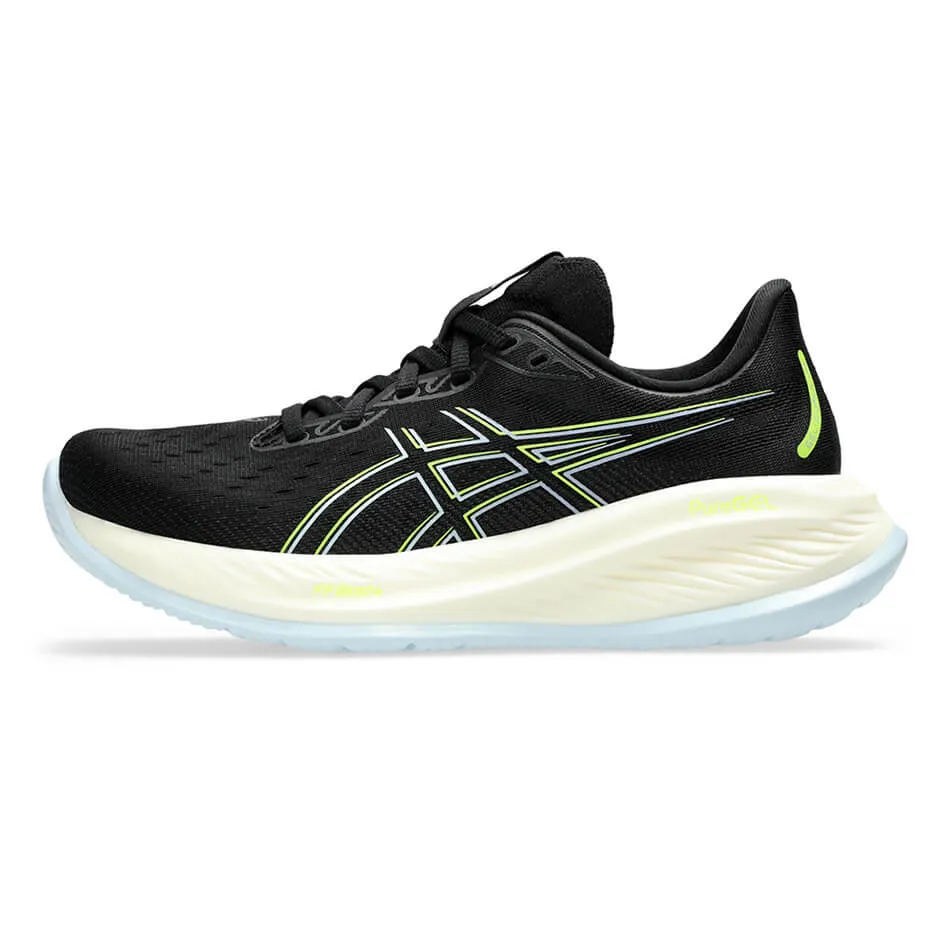 ASICS Gel-Cumulus 26 Men's Running Shoes AW24 Black/Safety Yellow