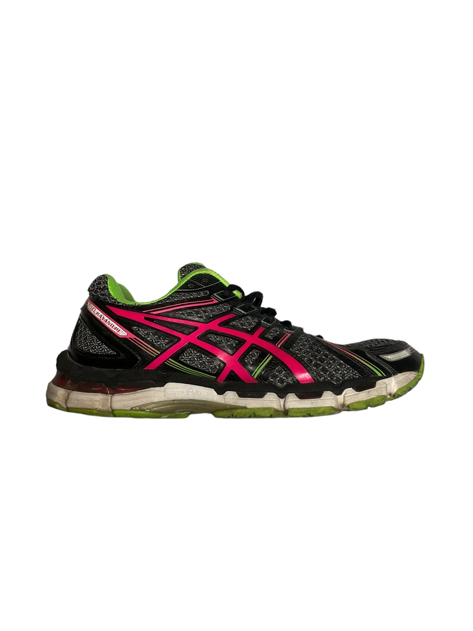 Asics Gel-Kayano 19 Black Pink Running Shoes Women's (Size: 8) T351N