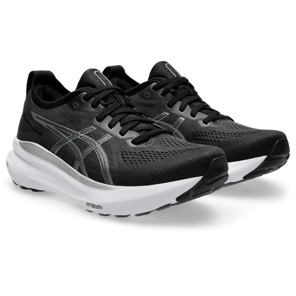 Asics Gel Kayano 31 Women's Running Shoes Black/Pure Silver AW24