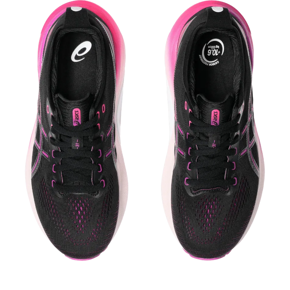 Asics Kayano 31 Women's Running Shoes Black/Bold Magenta AW24