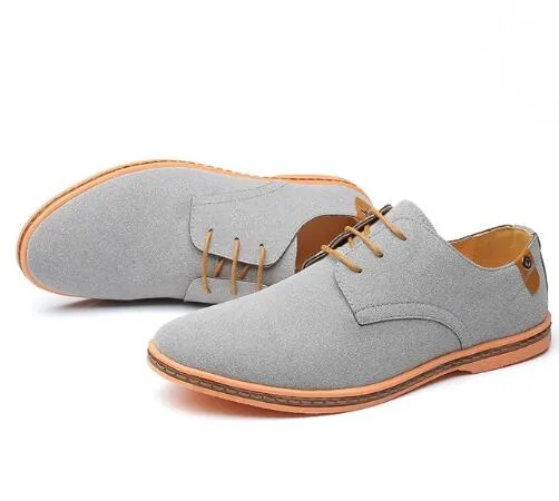 Autumn Brand Men Suede Leather  Shoes