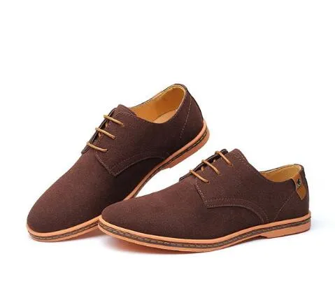 Autumn Brand Men Suede Leather  Shoes