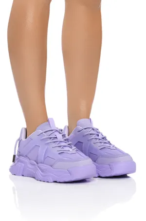 AZALEA WANG MCKINNEY PURPLE SNEAKER