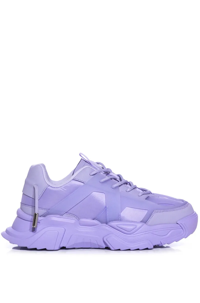 AZALEA WANG MCKINNEY PURPLE SNEAKER