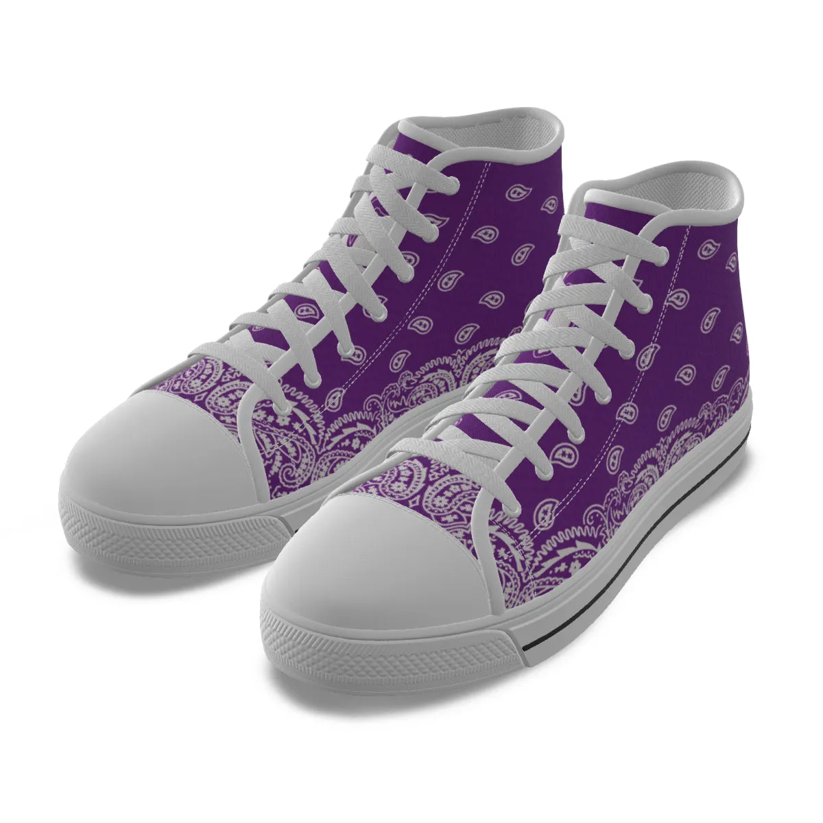 BANDANA FULLY GRAPES Canvas Shoes