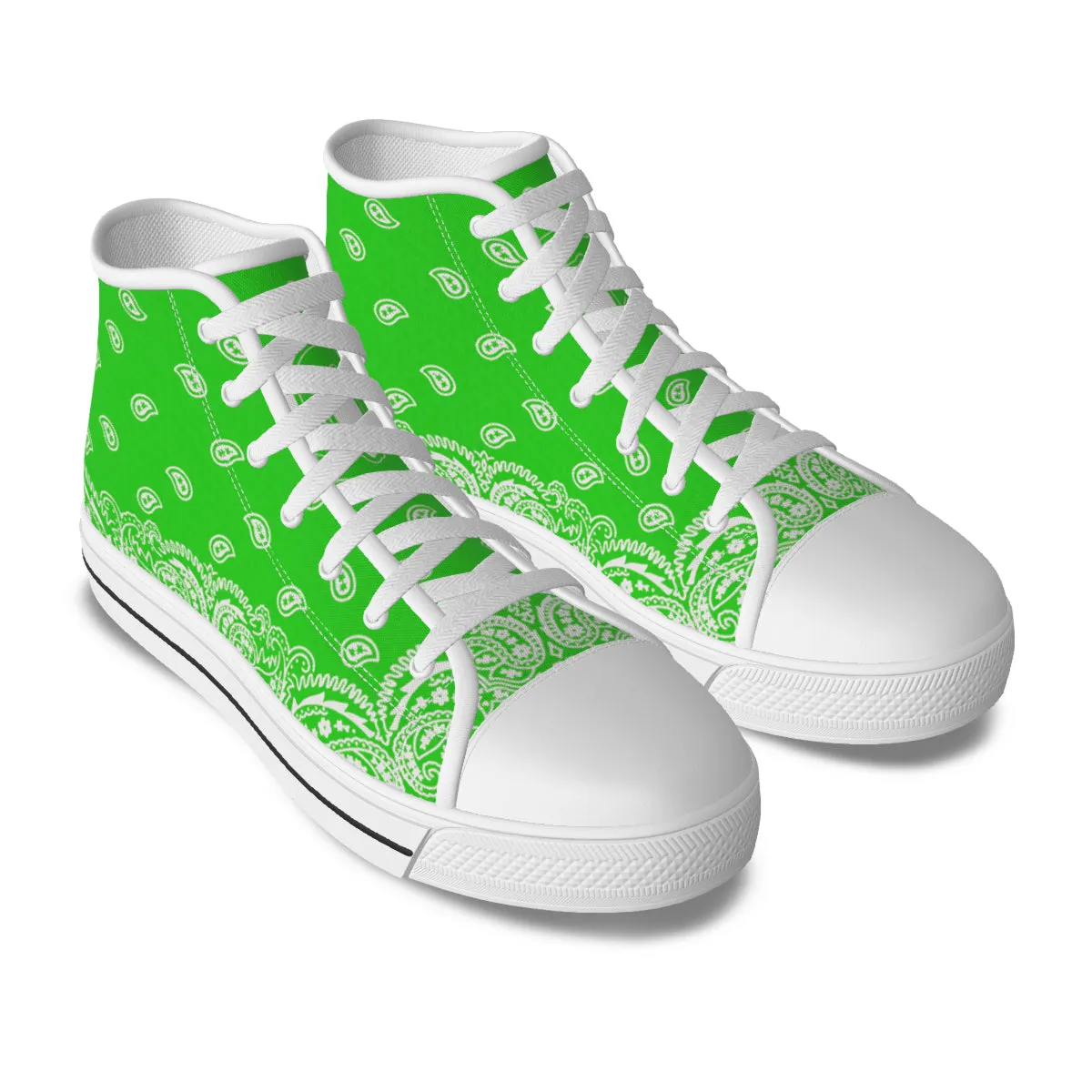 BANDANA FULLY GREEN Canvas Shoes