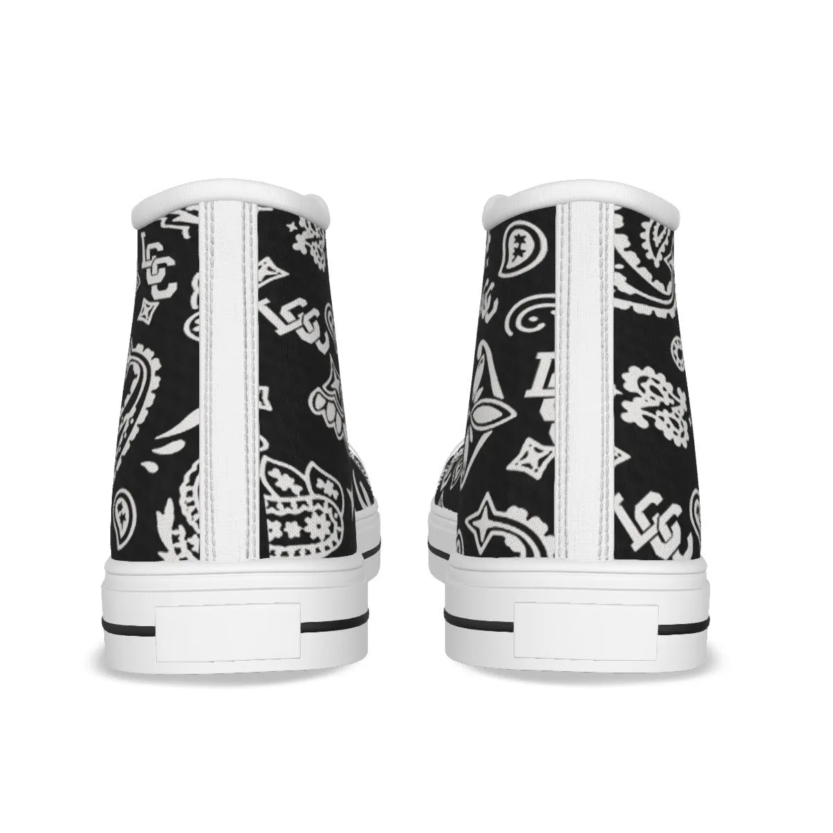 BANDANA PAISLEY BLC High Canvas Shoes