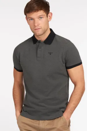 Barbour Polo Shirt-Sports Shirt Mens two tone Mix-Black MML0628BK31