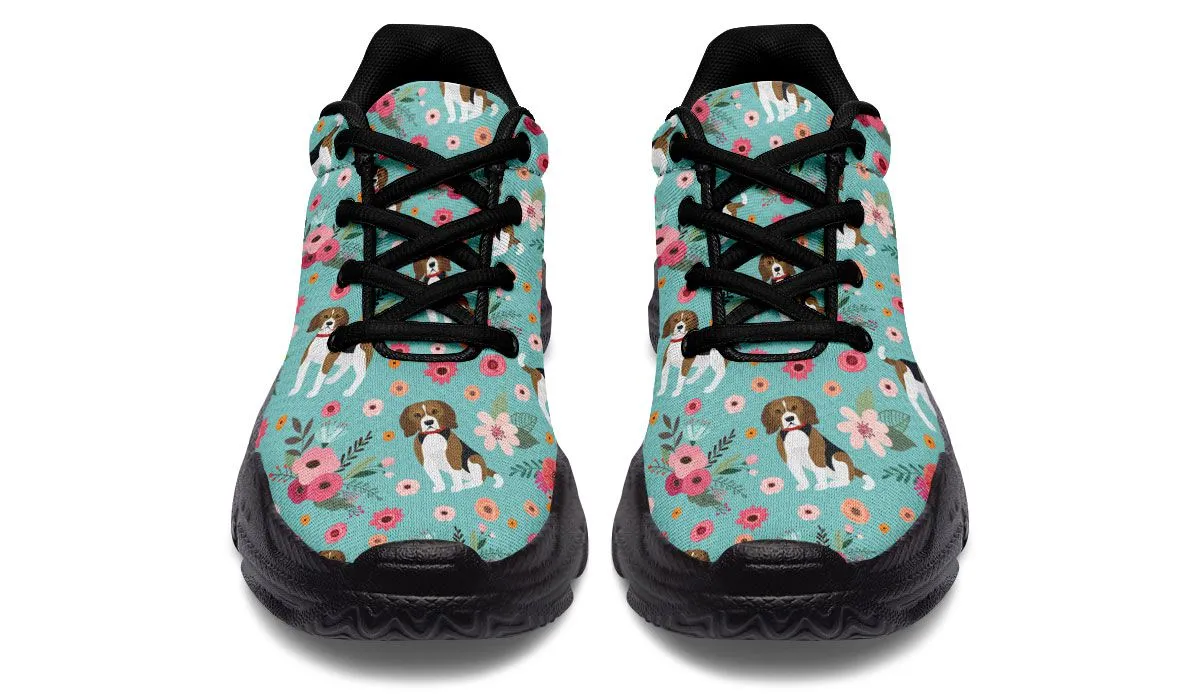 Beagle Flower Chunky Sneakers