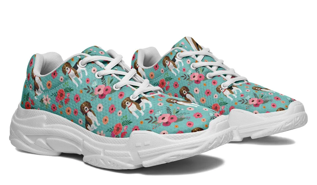 Beagle Flower Chunky Sneakers