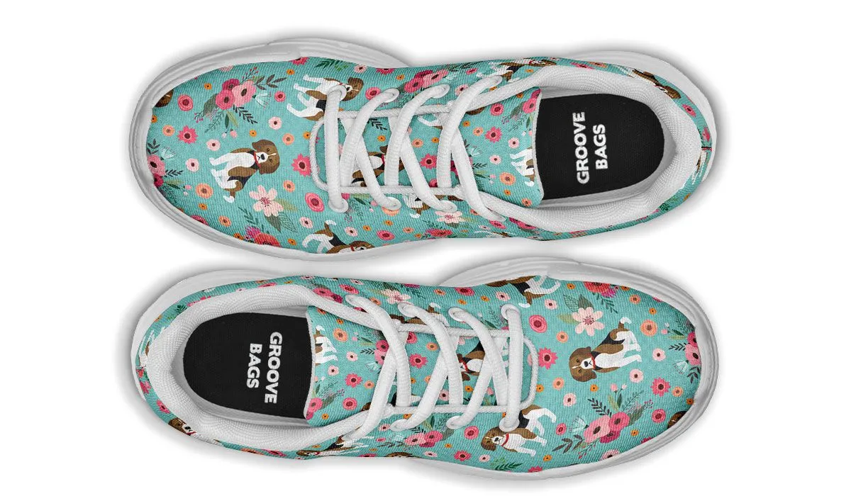 Beagle Flower Chunky Sneakers