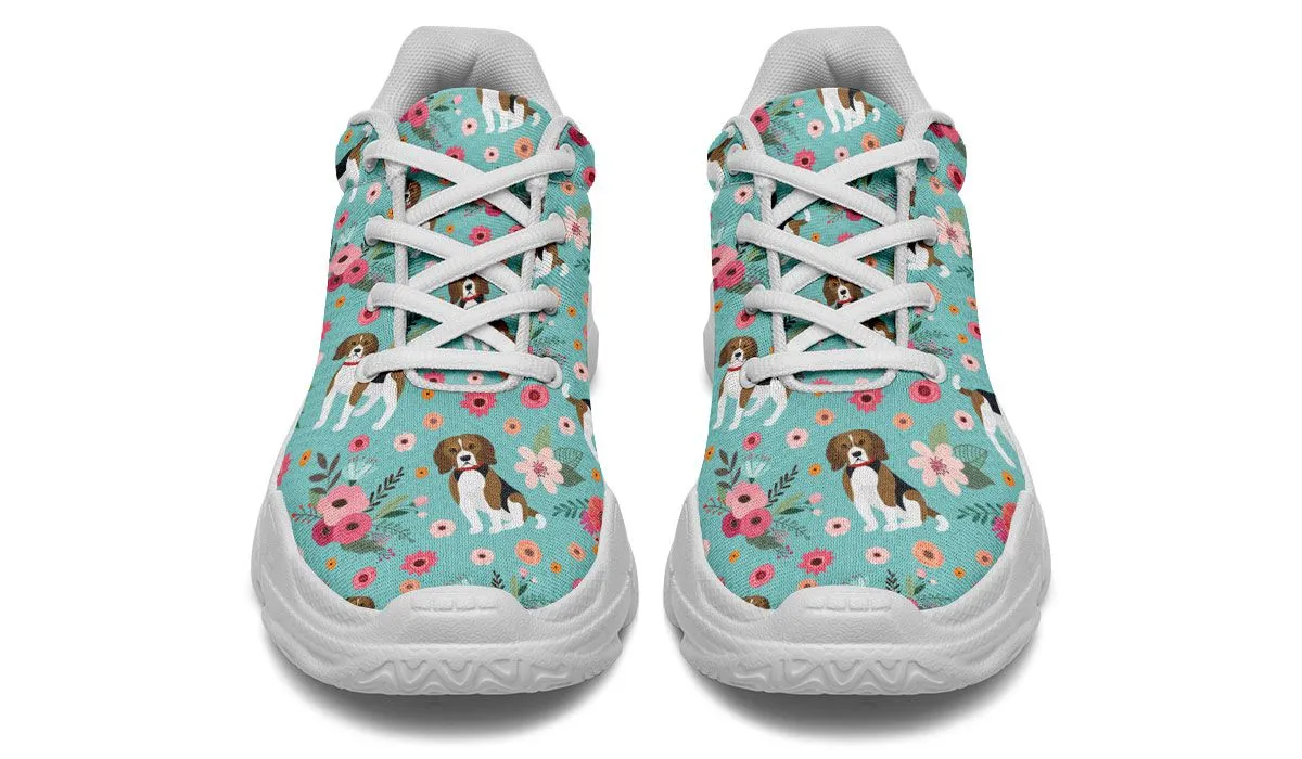 Beagle Flower Chunky Sneakers