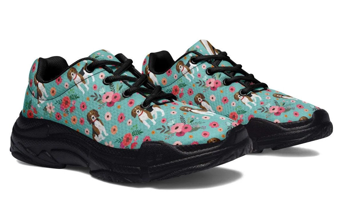 Beagle Flower Chunky Sneakers