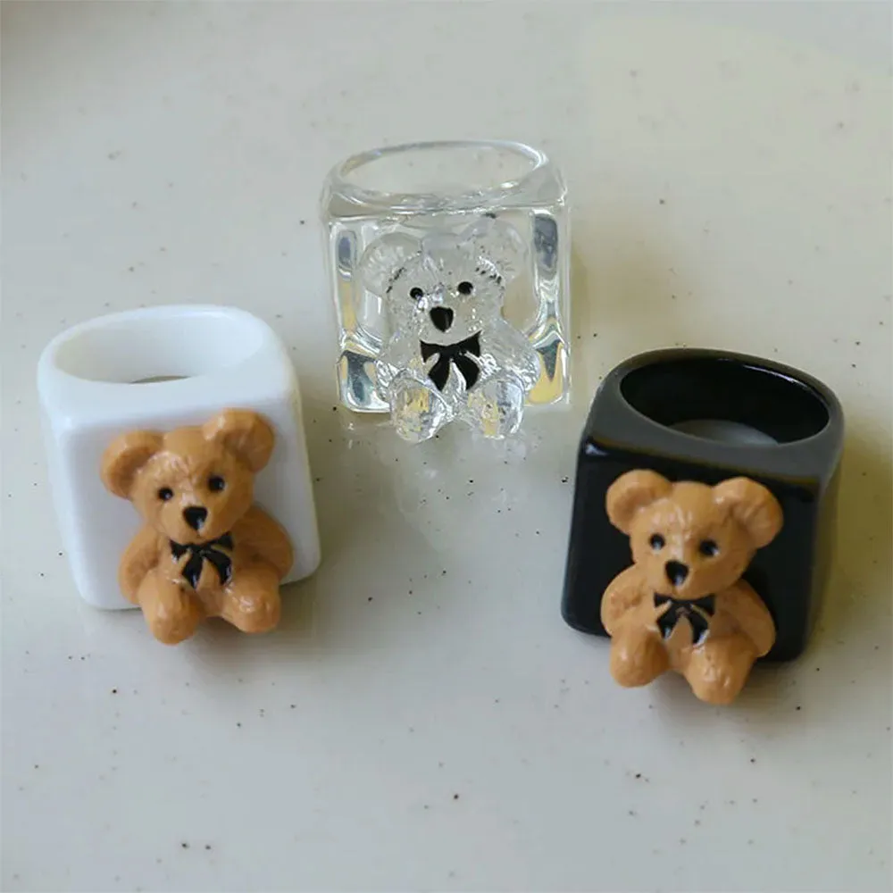 Bear Chunky Ring