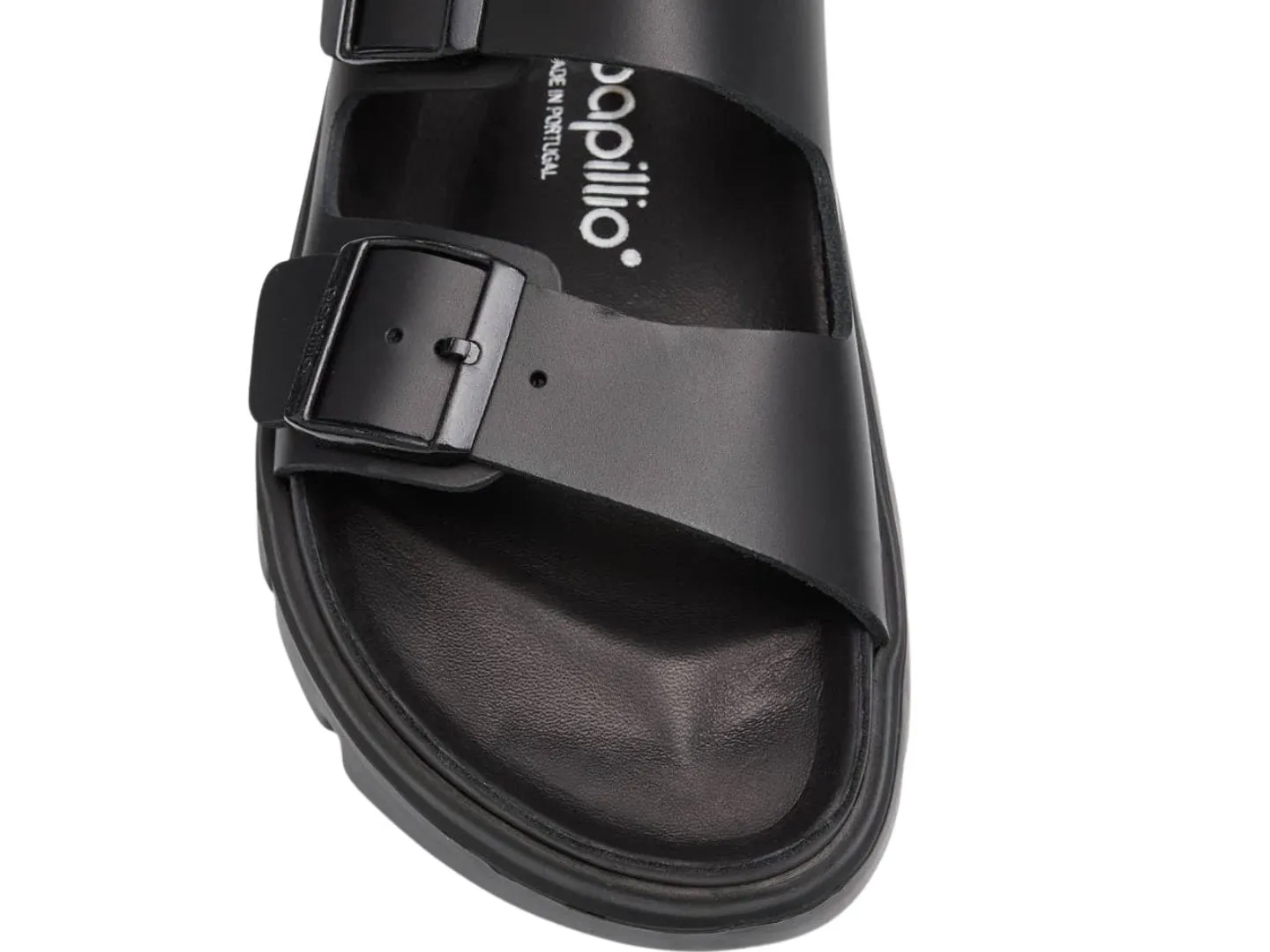 Birkenstock: Milano Chunky in Black Leather